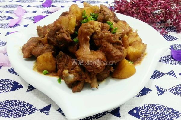 鸭腿炖土豆的做法图解9