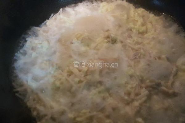 金针菇鸡蛋面的做法图解7