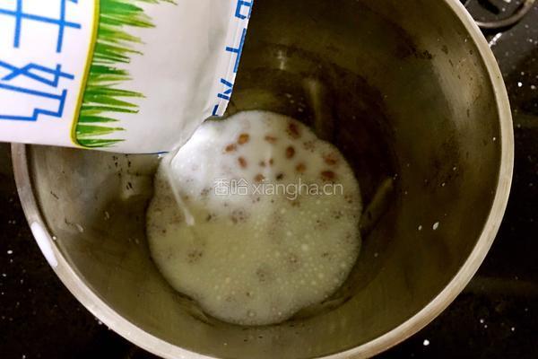 花生牛奶的做法图解3