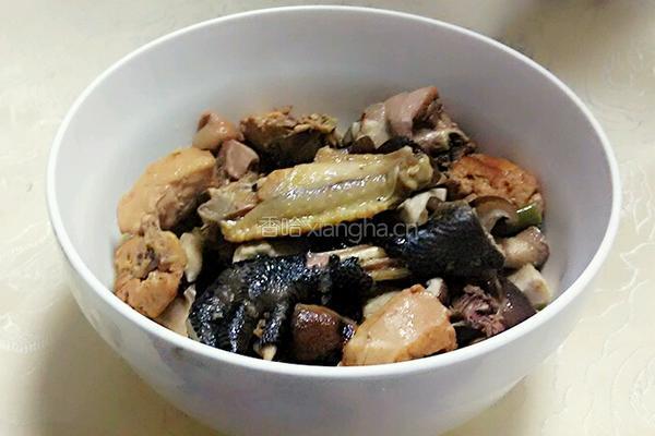 香菇炖小鸡的做法图解6