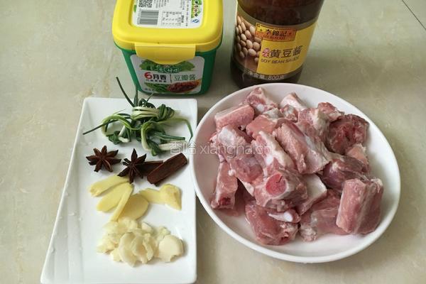 酱烧排骨的做法图解1