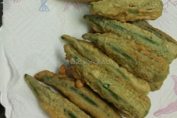 炸秋葵的做法图解6