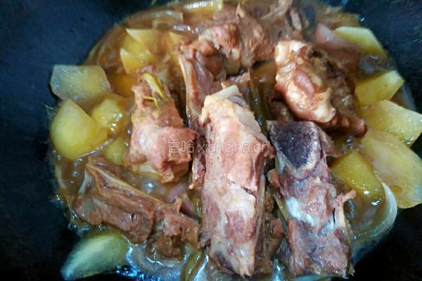 洋葱土豆炖排骨的做法图解6