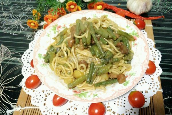 土豆豆角焖面的做法图解8