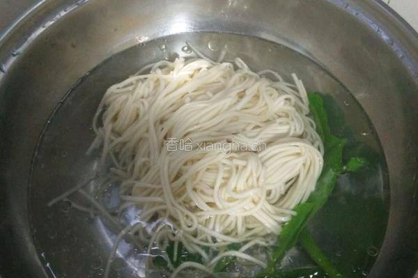 鸡蛋清汤切面的做法图解13