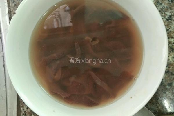 大葱炒猪肝的做法图解3