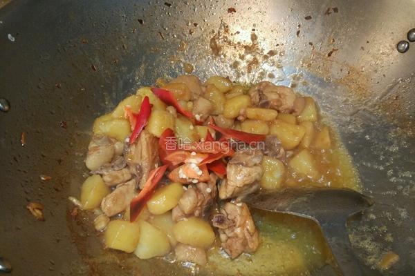 土豆烧鸡的做法图解8