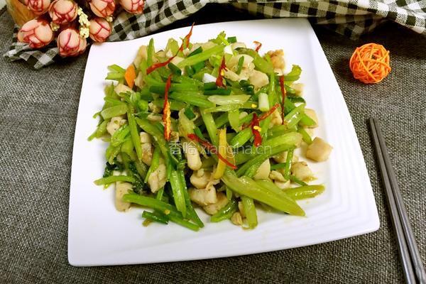 鸡肉炒芹菜的做法图解9