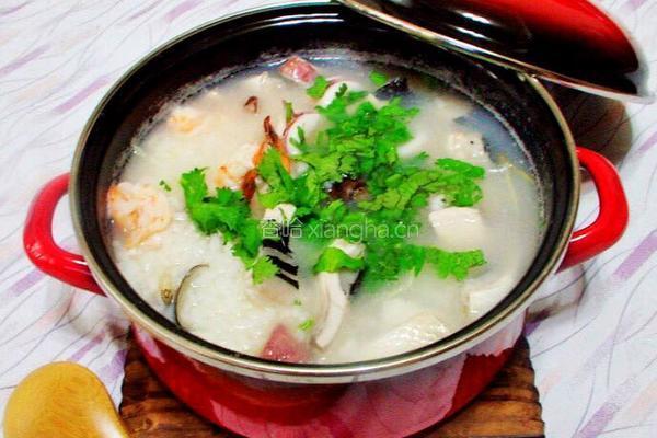 潮汕海鲜粥的做法图解5