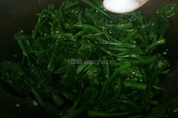 蒜蓉炒芥兰的做法图解9