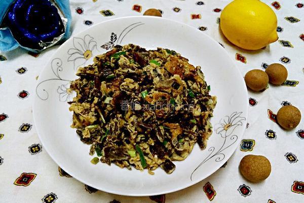 梅干菜炒鸡蛋的做法图解9