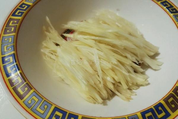 拌仔姜的做法图解2