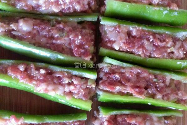 煎酿虎皮尖椒的做法图解6
