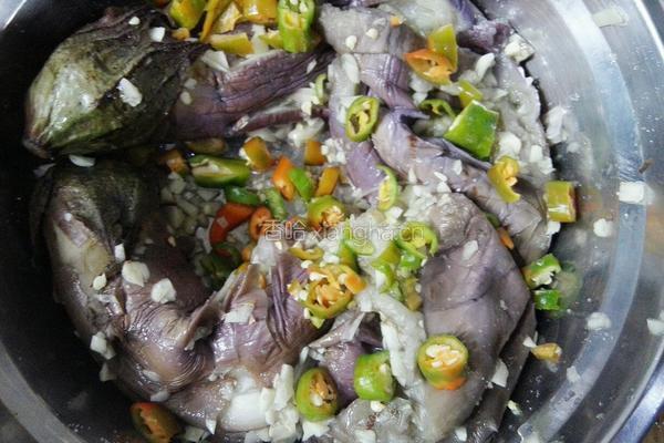 腌茄子的做法图解3