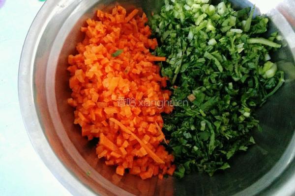 电饼铛版菜煎饼的做法图解2
