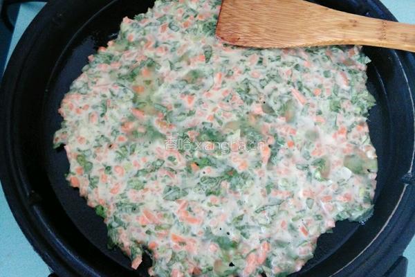 电饼铛版菜煎饼的做法图解8