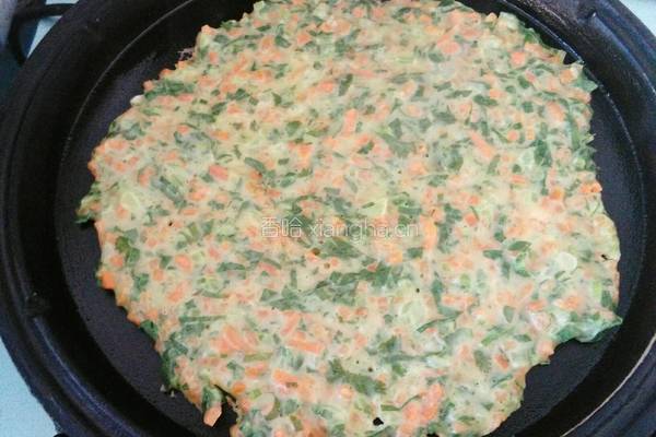 电饼铛版菜煎饼的做法图解9
