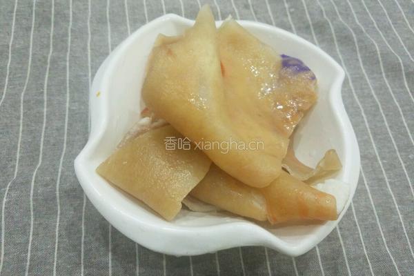 泡椒猪皮的做法图解1