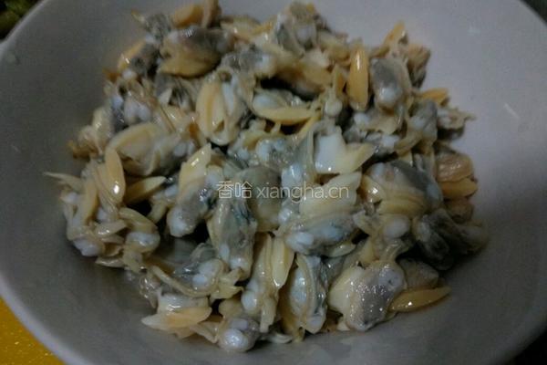 蚬肉炒豆角的做法图解6