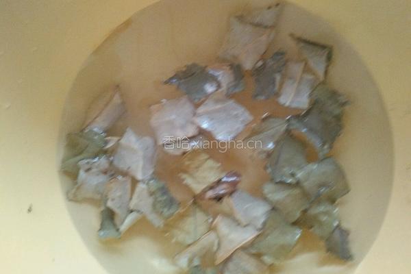 荷叶绿豆粥的做法图解4