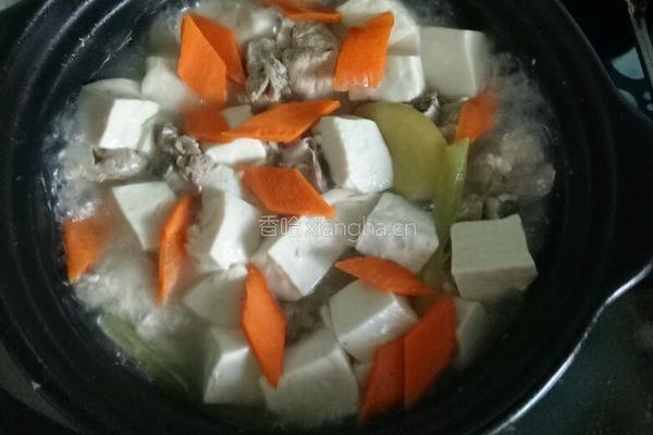 排骨炖豆腐的做法图解5