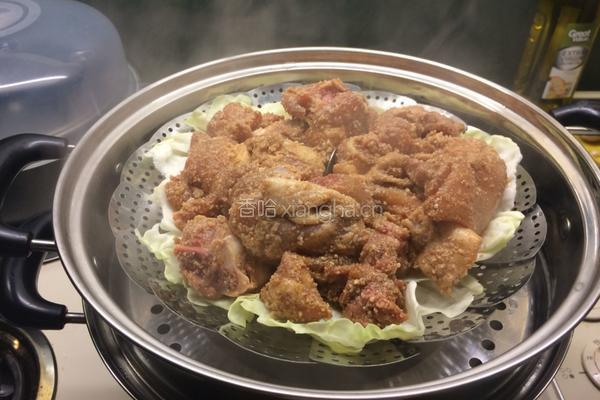 粉蒸鸡块的做法图解5