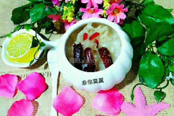 红枣银耳粥的做法图解7