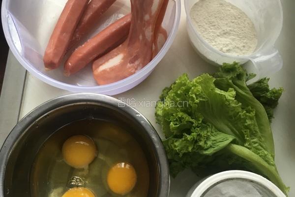 培根鸡蛋卷的做法图解1
