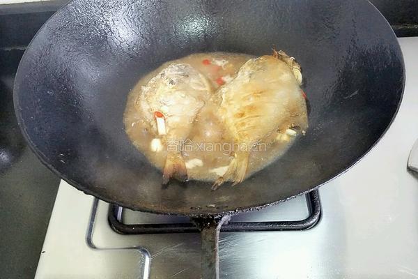 家常红烧鳊鱼的做法图解4