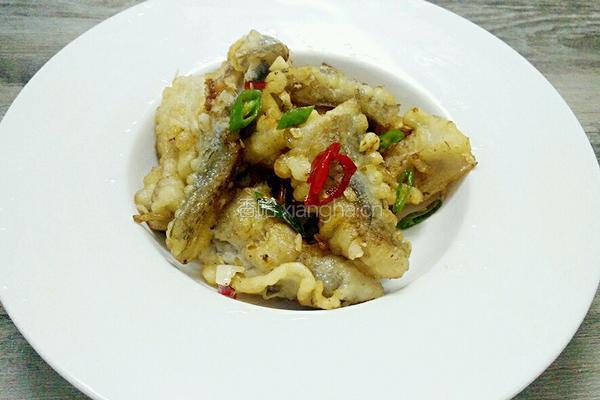 椒盐九肚鱼的做法图解11