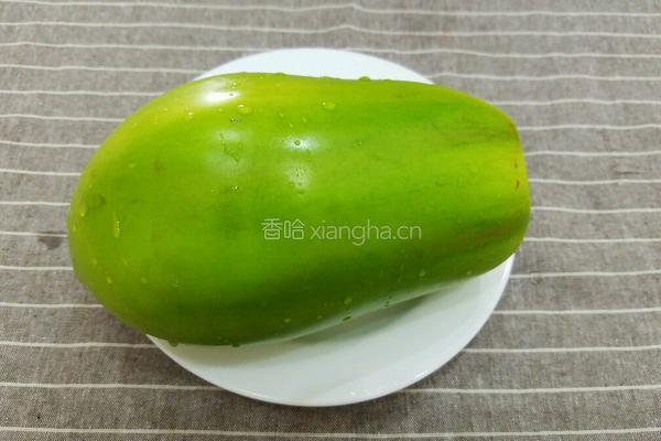 清炒青茄子的做法图解1