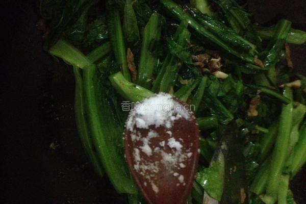 豆鼓鲮鱼炒麦菜的做法图解6