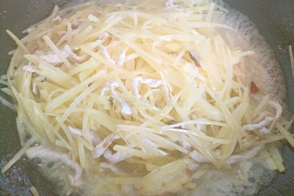 土豆丝炒粉条的做法图解10