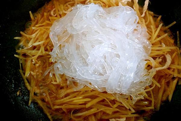 土豆丝炒粉条的做法图解11