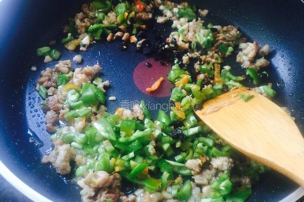 肉沫烤茄子的做法图解5
