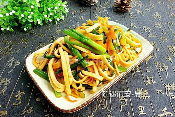 葱油豆腐皮的做法图解11