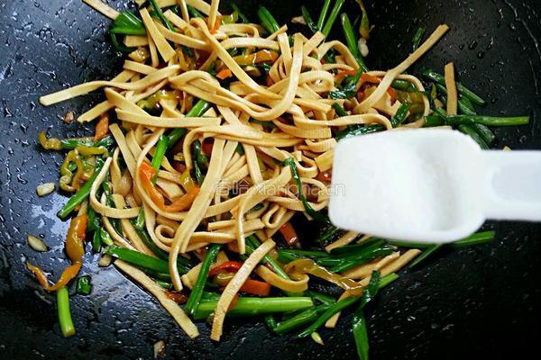 葱油豆腐皮的做法图解8