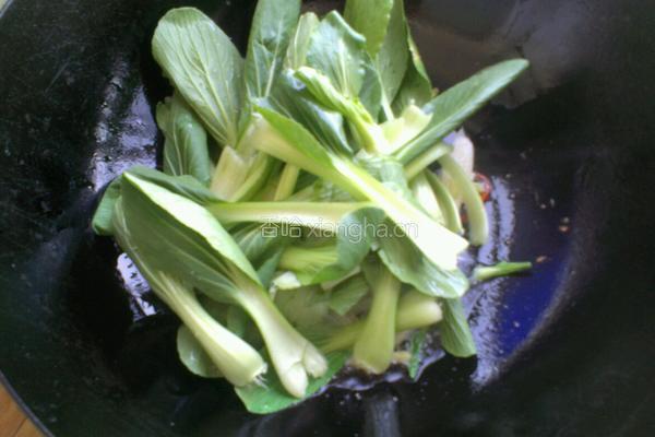 油豆腐炒青菜的做法图解6