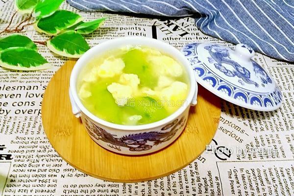 鸡蛋丝瓜汤的做法图解8
