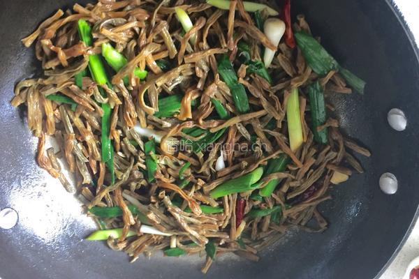 素炒干豆角的做法图解7