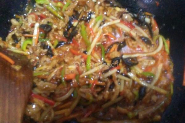 鱼香肉丝盖浇饭的做法图解13