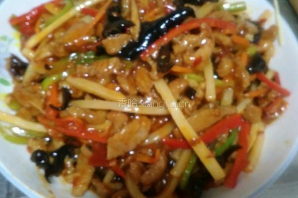 鱼香肉丝盖浇饭的做法图解14
