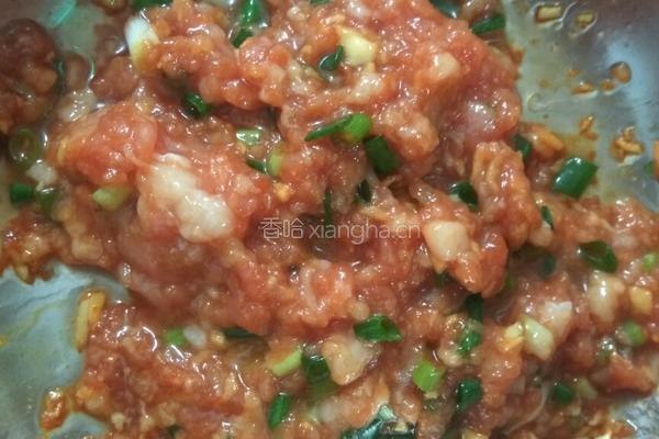 豆腐泡塞肉的做法图解5
