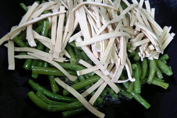 豆角豆腐皮的做法图解7