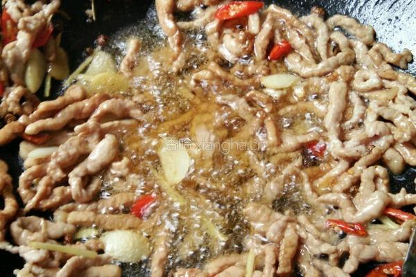 仔姜肉丝的做法图解6