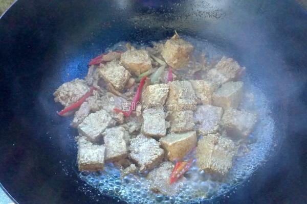 红烧冻豆腐的做法图解6