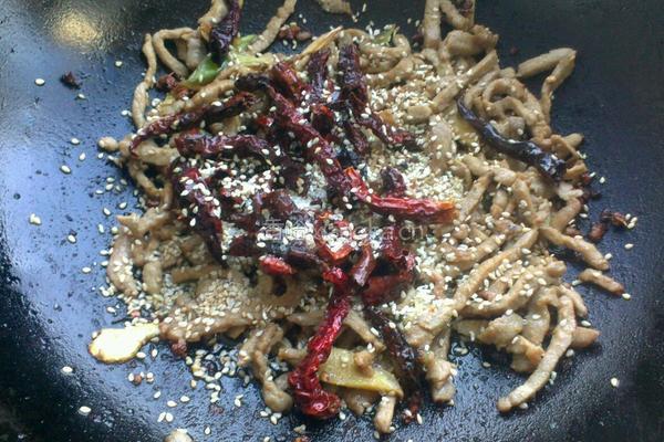 干煸肉丝的做法图解7
