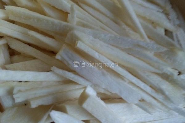 交白炒肉丝的做法图解2