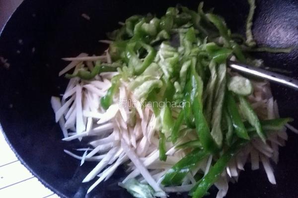 交白炒肉丝的做法图解6