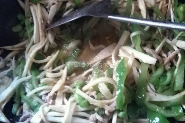 交白炒肉丝的做法图解8